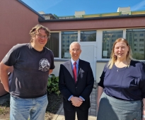 The US Ambassador honours with a visit regional office in Liepāja